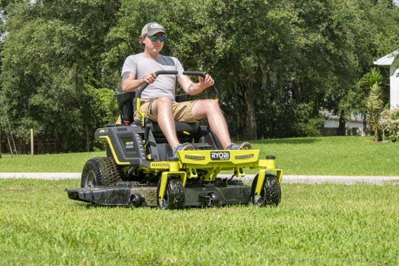 Ryobi HP Brushless 54-Inch Electric Zero Turn Mower