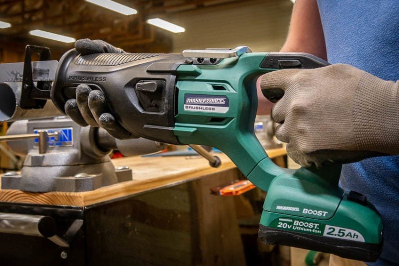 Masterforce Boost Cordless Reciprocating Saw Review 2410352 - PTR