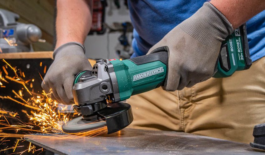 Masterforce Boost Angle Grinder Feature