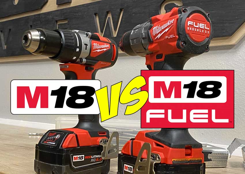 Milwaukee M18 Fuel Cordless Hammer Drill and Drill Driver - PTR