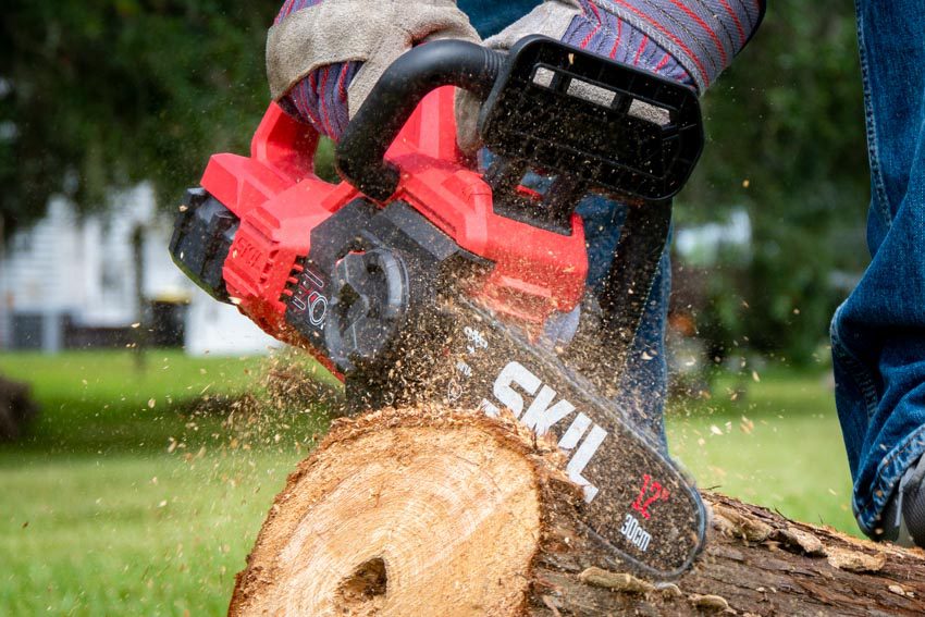 Skil 12-Inch Battery Chainsaw | PWRCore 20 Brushless