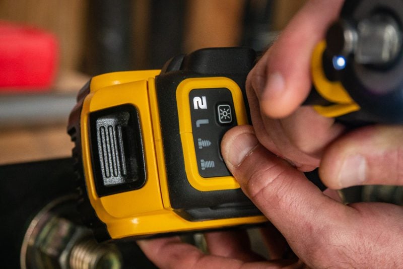DeWalt Atomic 20V Max Impact Wrench Review 4 control