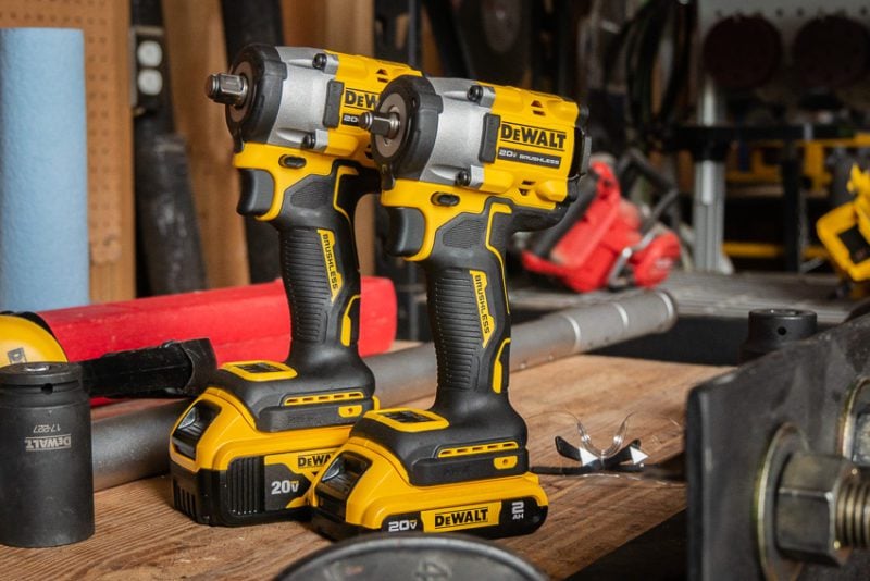 DeWalt Atomic 20V Max Impact Wrench Drive Options