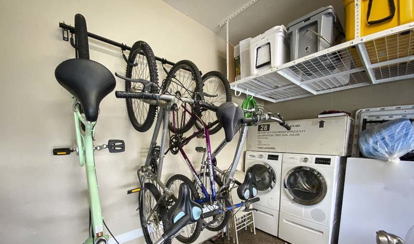 Fleximounts Garage Storage Racks and Wall-Mounted Bike Rack