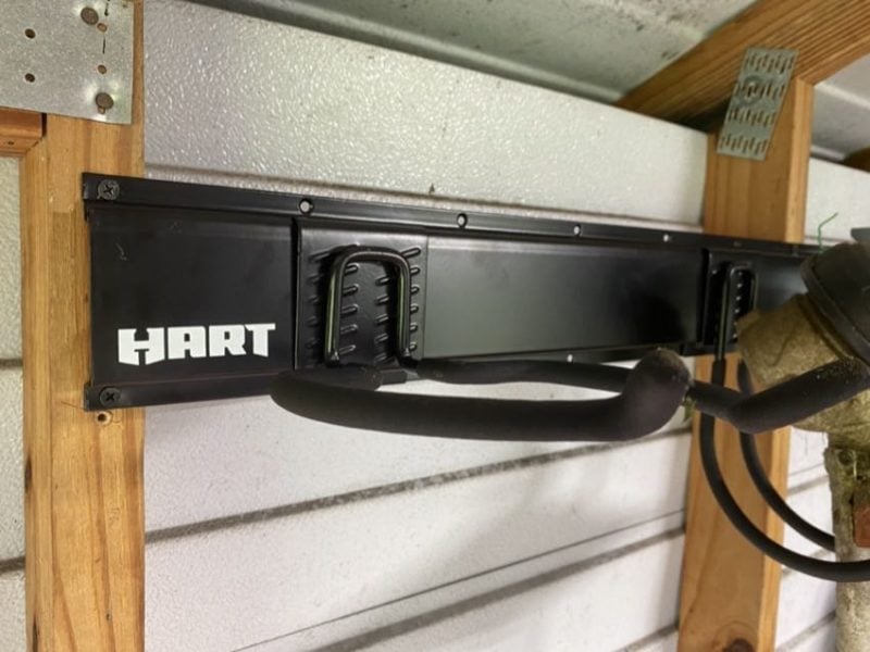 HART 12-Piece Garage Storage Rail Starter Kit,~8