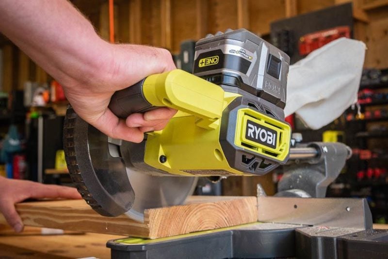 Ryobi Cordless 7 1/4-Inch Miter Saw PBT01B