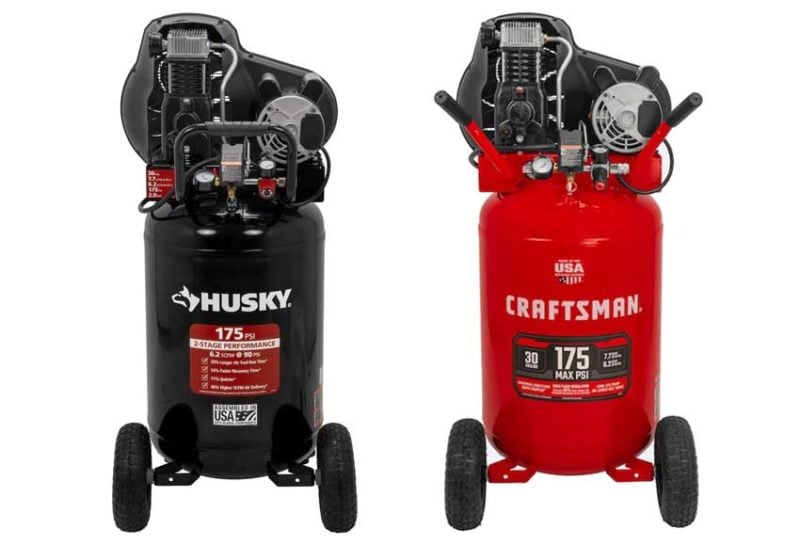 20 Gal. Vertical Electric-Powered Silent Air Compressor