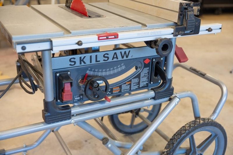 Table Saw Controls