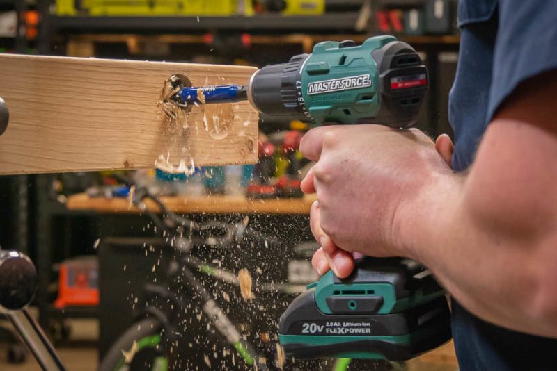 Best Cordless Drill Performance For Home Use - Masterforce 20V Ultra Compact Brushless Drill Review