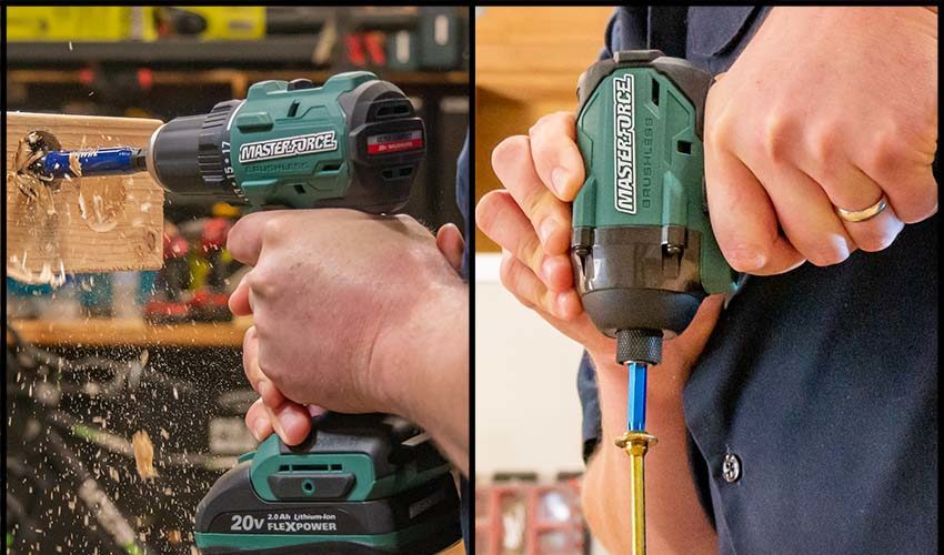Masterforce Ultra Compact Drill and Impact Driver