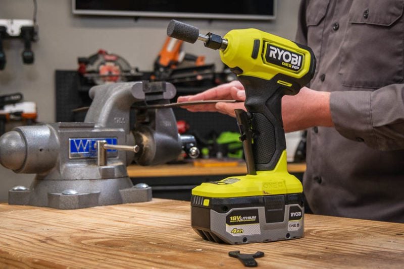 Ryobi 18V Die Grinder Size