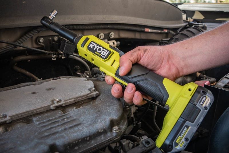 Ryobi ONE+ 18V HP Brushless Cordless Extended Reach Ratchet Review