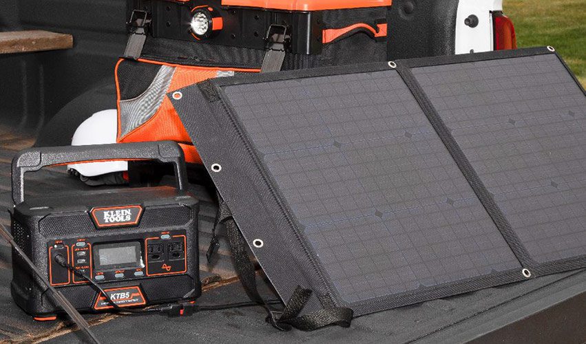 Klein Portable Power Station and Solar Panels