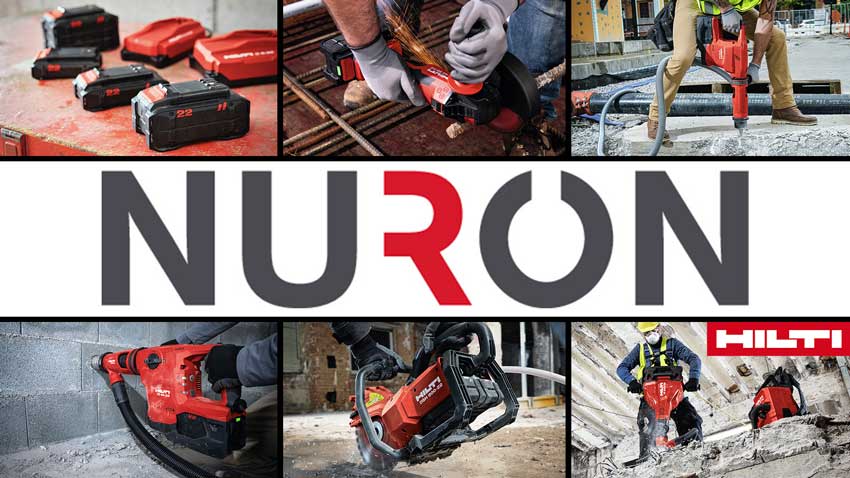 Hilti Nuron Power Tools and Battery Technology