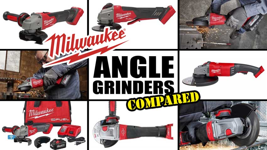 Milwaukee M18 FUEL Cordless Angle Grinders Compared