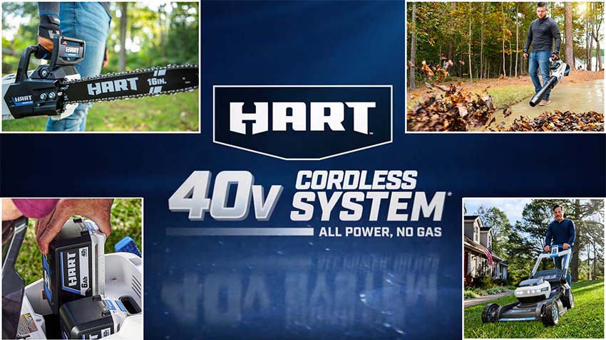 HART Tools High-Performance Battery-Powered Lawn Care Equipment