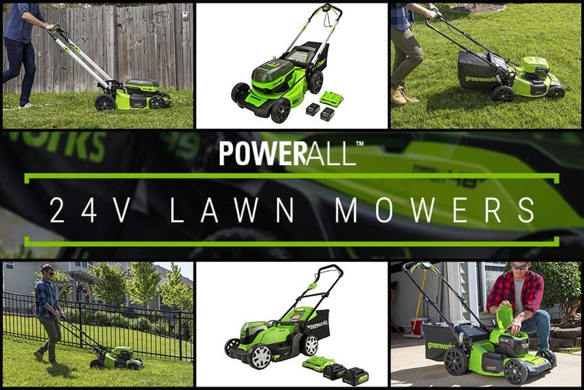 Greenworks 24v mower deals