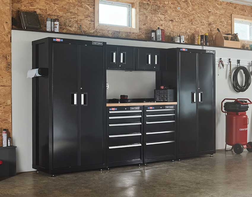 Craftsman 7-Cabinets Steel Garage Storage System
