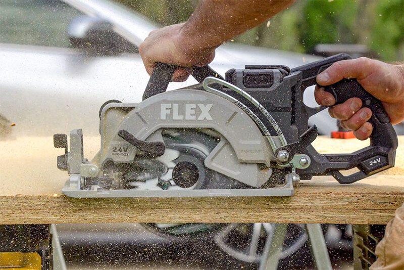 How to Use a Circular Saw From Setup to Cut: Flex 24V Cordless Rear-Handle Circular Saw