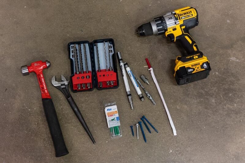 Concrete Anchoring Tool Kit