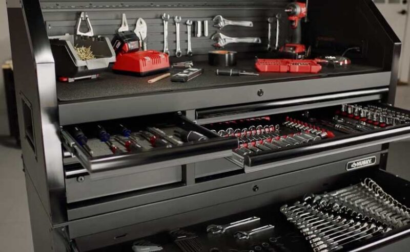 Husky 56-inch tool chest rolling cabinet
