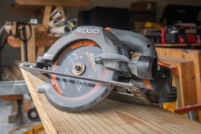 Ridgid 18V SubCompact 6 1 2 inch Circular Saw Review PTR