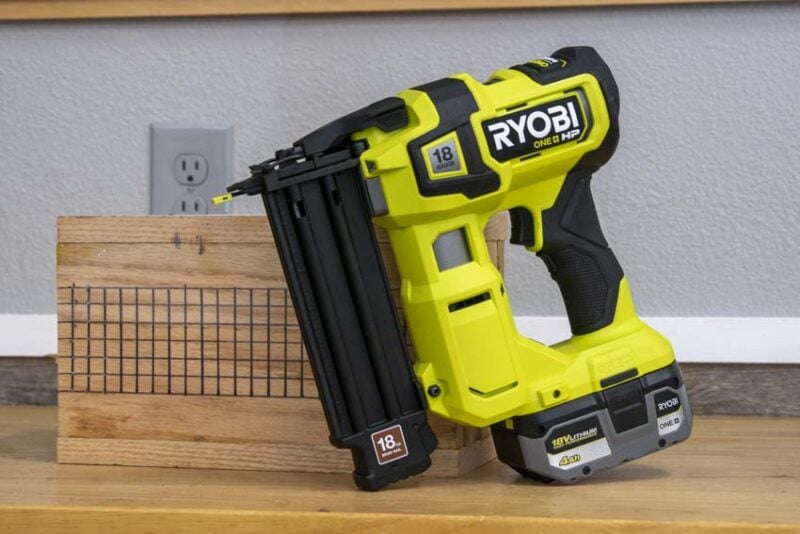 18V ONE+ HP BRUSHLESS AIRSTRIKE 18GA BRAD NAILER - RYOBI Tools