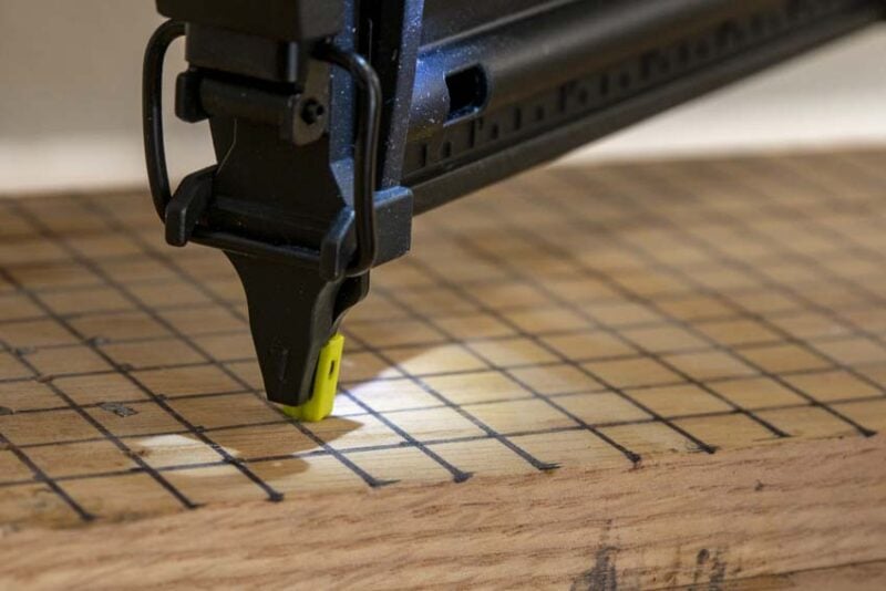 Ryobi 18V One + HP Brushless Air Raid 18 Gauge Brad Nailer Review P322 3 AccuDrive handpiece