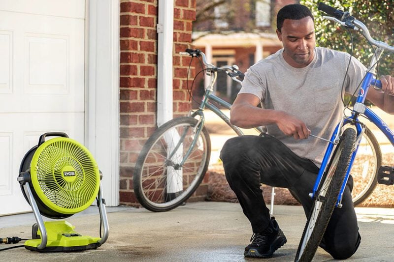 Ryobi 18V Hybrid Misting Air Cannon