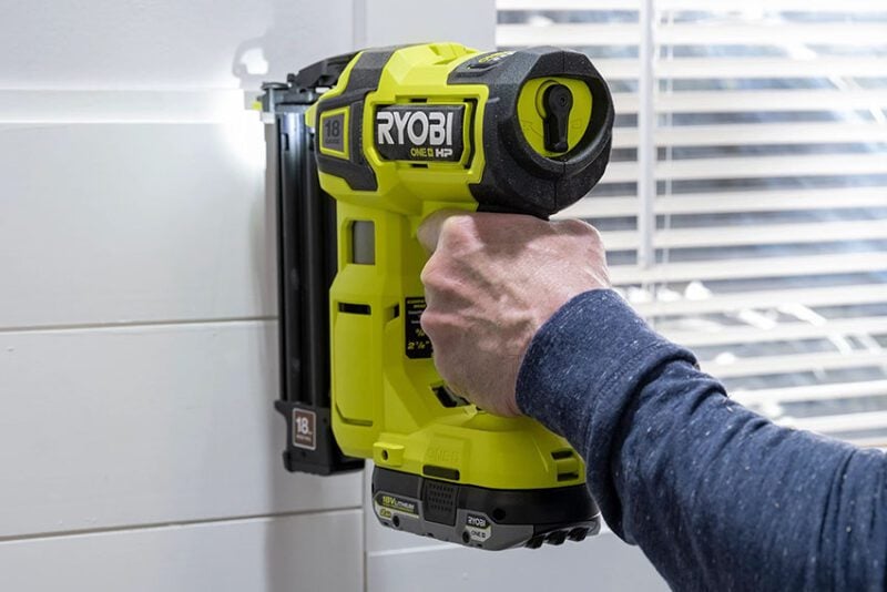 Ryobi 18V One + HP Brushless AirStrike 18-Gauge Brad Nailer Review P322