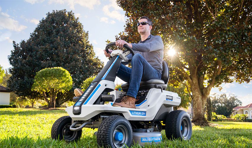 Hart Battery-Powered Riding Lawn Mower Review