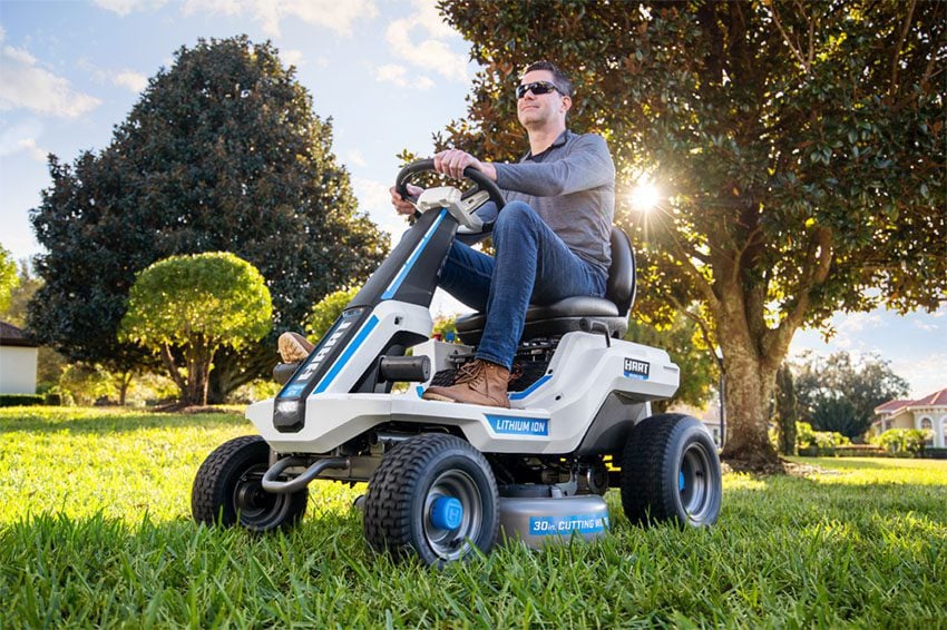 Hart Battery-Powered Riding Lawn Mower Review