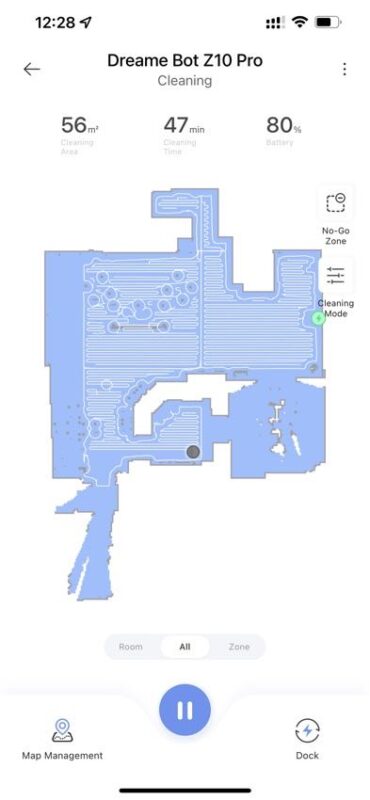 LIDAR map of living room