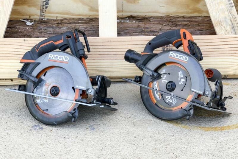 Ridgid 18V Brushless Circular Saw Vs Octane