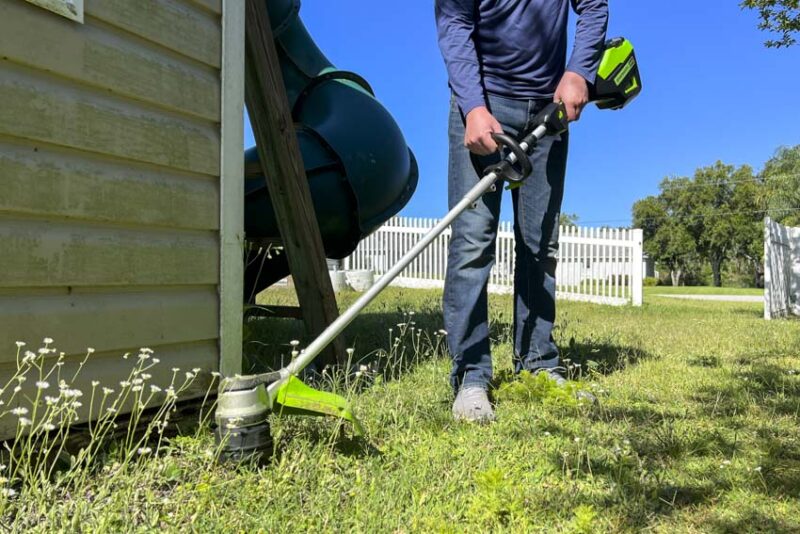 Greenworks Pro 60V 16" Battery Operated Cord Trimmer Review