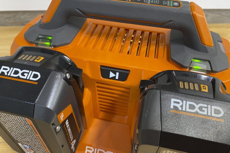 Ridgid 6-port sequential battery charger