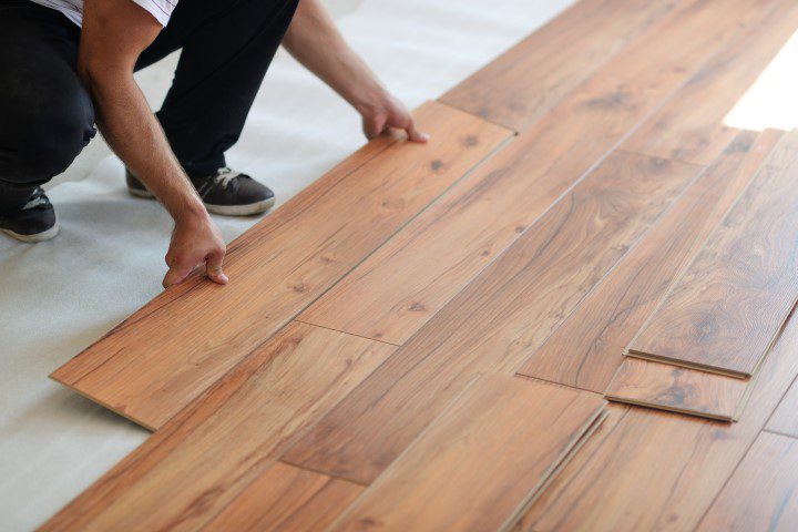 Installing laminate flooring