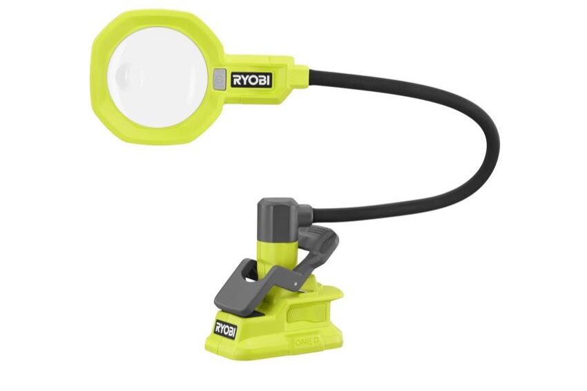 Ryobi 18V Magnifying LED Clamp Light PCL664B