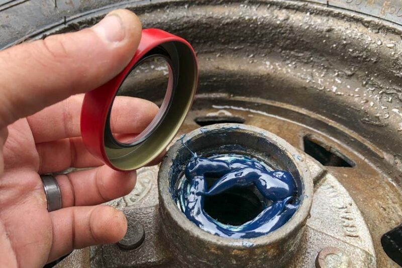 How to Change the Wheel Bearings on Your Trailer: Install the seal