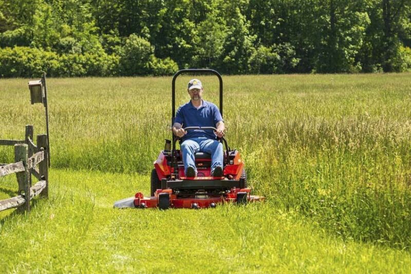 How to cut tall grass with a lawn mower