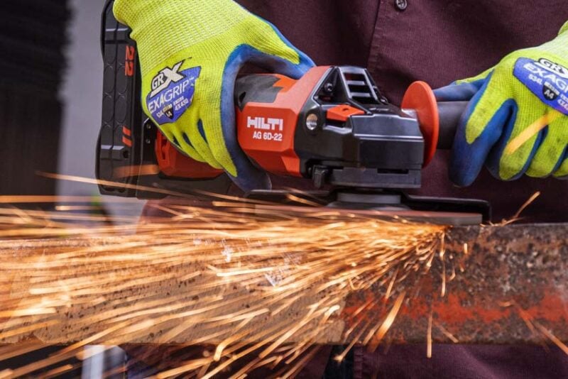 Best Angle Grinder Overall: Hilti Nuron 22V AG 6D-22