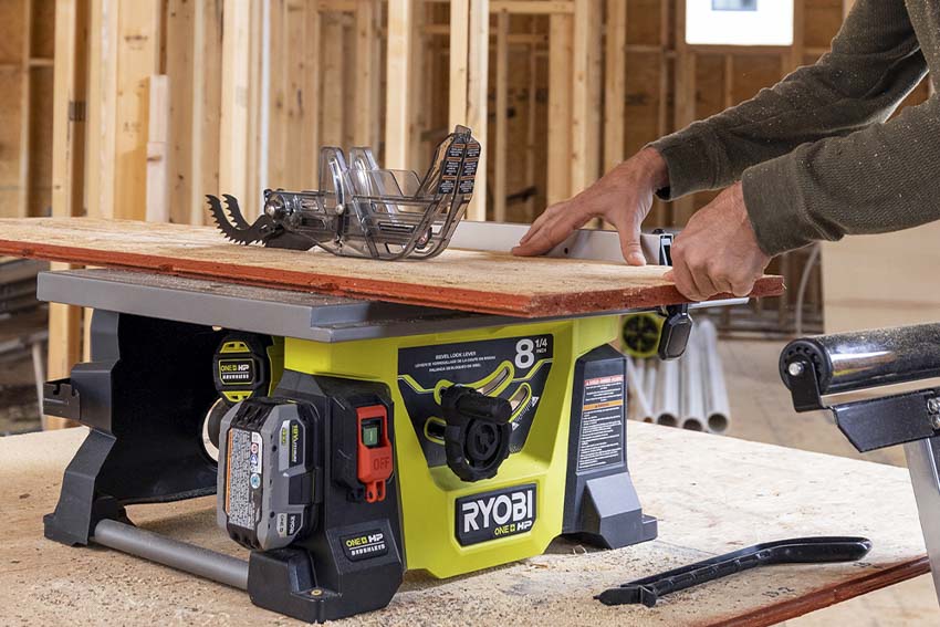 Ryobi 18V One+ HP Inch Cordless Table Saw - PTR