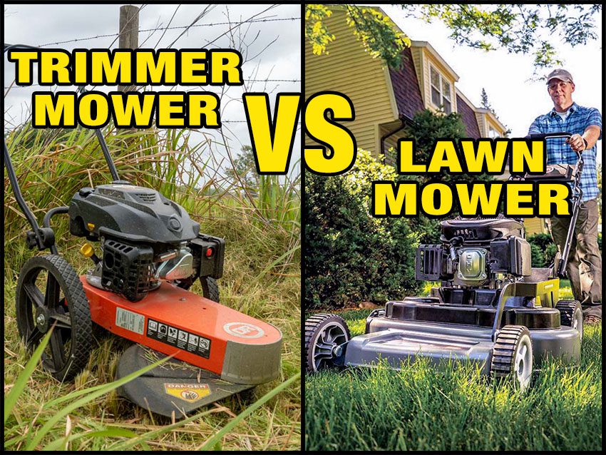 Tradition Kloster Stolt Lawn Mower Vs Trimmer Mower: When To Use Each - PTR