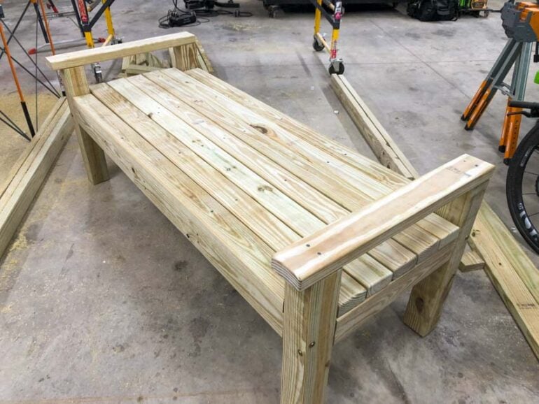 Simple DIY 2x4 Bench Seat For Outdoor Use Pro Tool Reviews