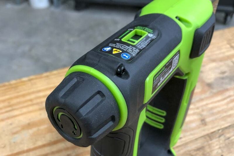 Greenworks 24V Cordless 3/8-Inch Crown Stapler - PTR