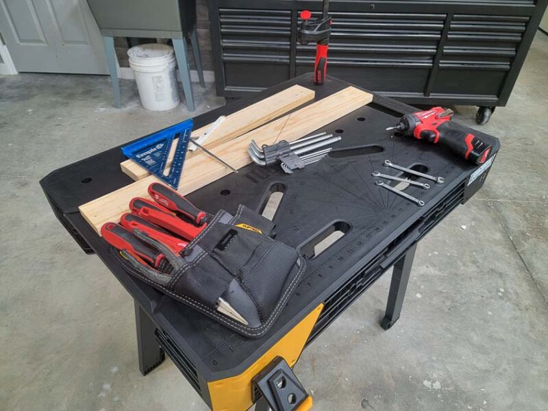 ToughBuilt's New QuickSet™ Work Bench: Tested, True-Capacity Up to 1,000lbs.