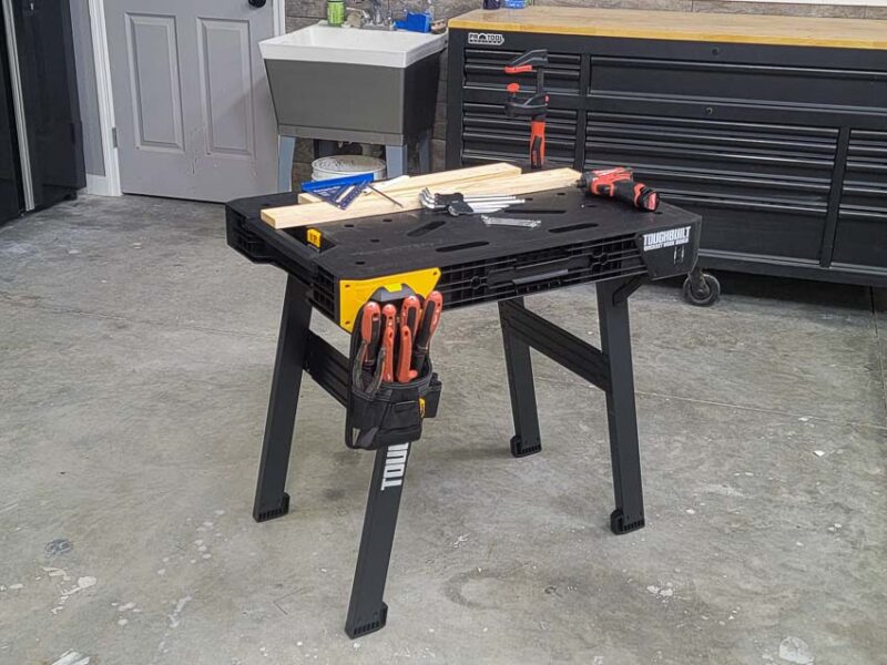 DEWALT Folding Portable Workbench - Lightweight, Sturdy, Large Surface (DWST11553)