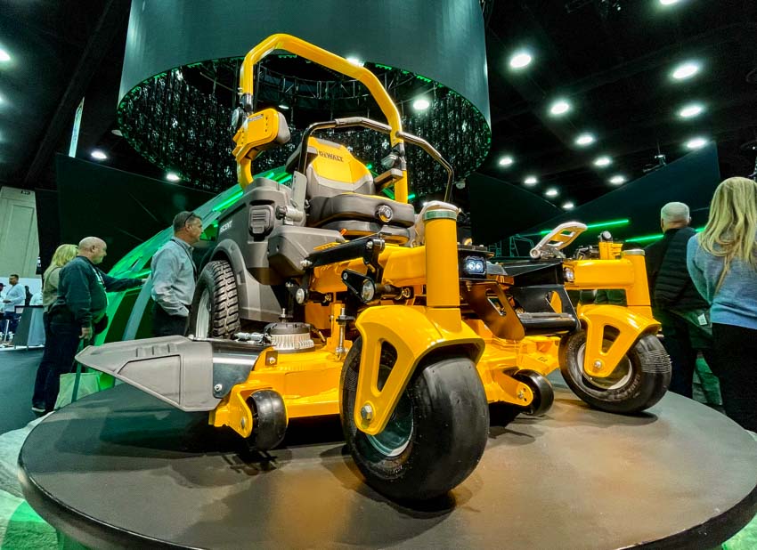 DeWalt Prototype Lawn Mower Catches Fire At Equip Expo 2022