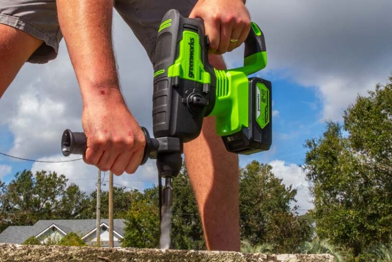Greenworks 24V Cordless SDS-Plus Rotary Hammer Review