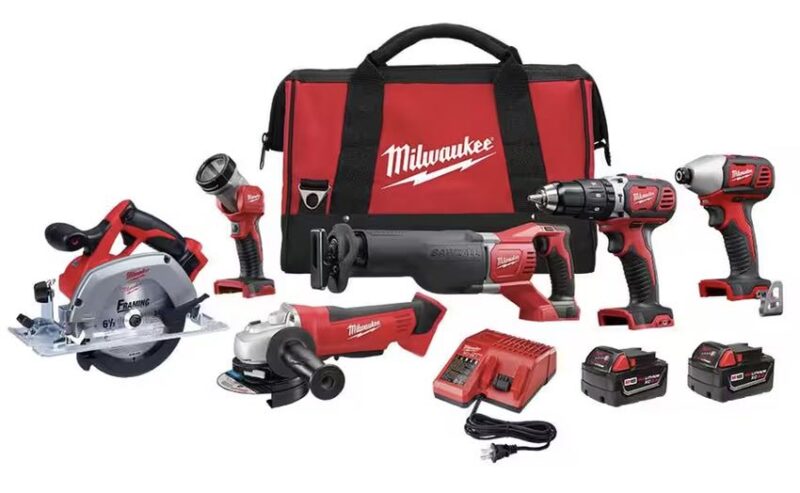 Milwaukee 2696-26 M18 6 Tool Combo Kit